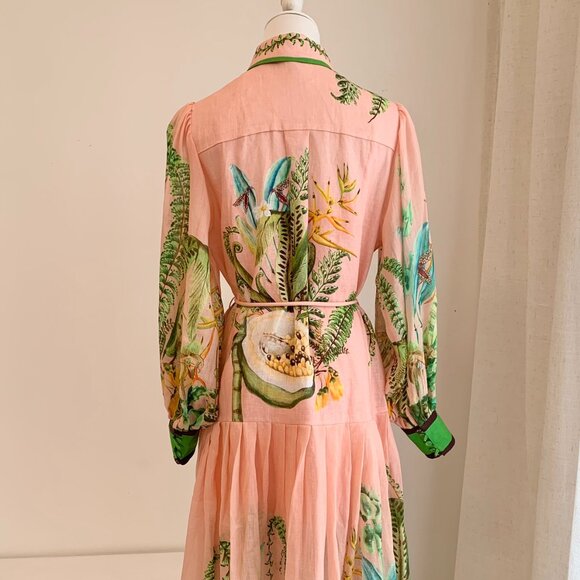 Alemais Papaya Bloom Belted Maxi Dress - Picture 12 of 15